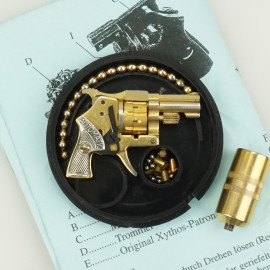 XYTHOS GOLD Pinfire Gun 2mm. IN ORIGINAL CASE SPECIAL EDITION