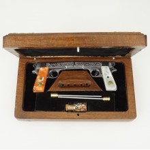 Colt 1911 PAIR 2mm. Pinfire Gun SPECIAL EDITION IN CASE