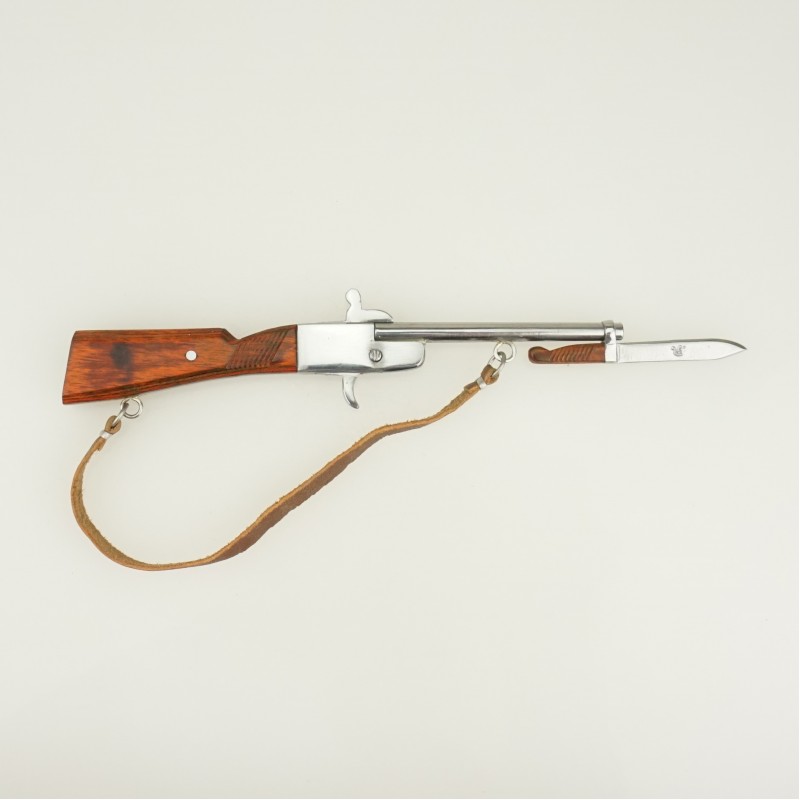 Rifle WWI Pinfire Gun 2mm. Engraving Wooden Edition