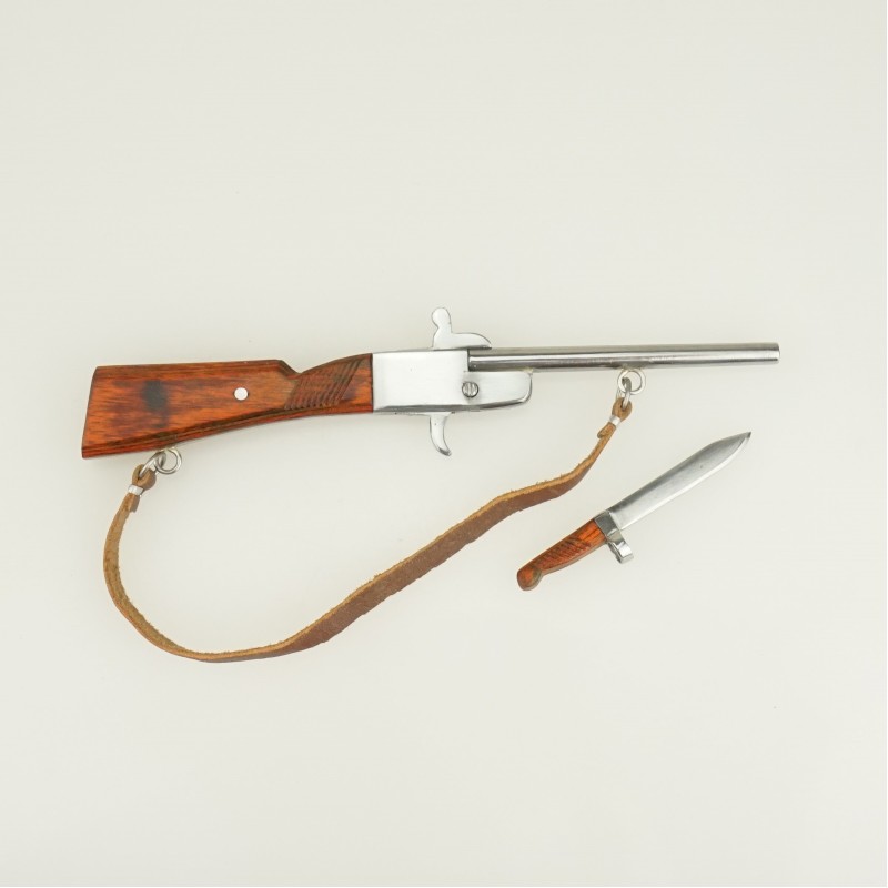 Rifle WWI Pinfire Gun 2mm. Wooden Edition