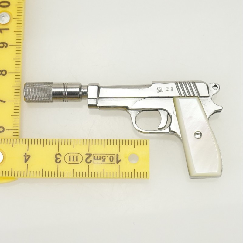 Beretta Silencer 2mm. Pinfire Gun Mother of pearl