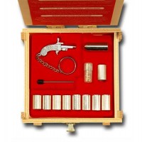 Berloque Key-ring chain Kit 2mm. Pinfire Gun Rustikal